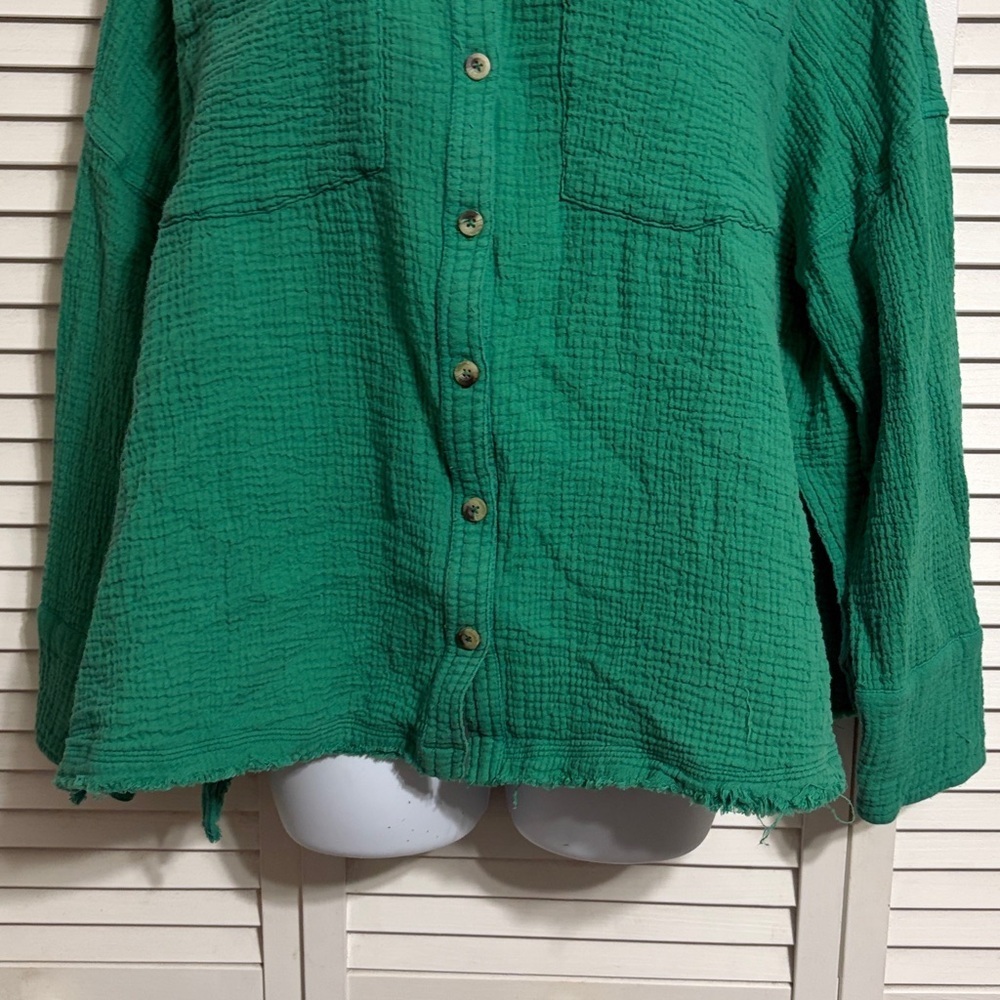 EUC We The Free Cardiff Cotton Button Up - Picture 4 of 10